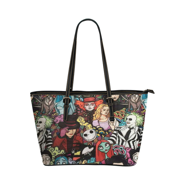 Tim Burton Leather Tote Bag