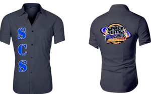 Space City Button Down Dress Shirt
