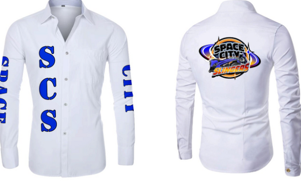 Space City Button Down Dress Shirt