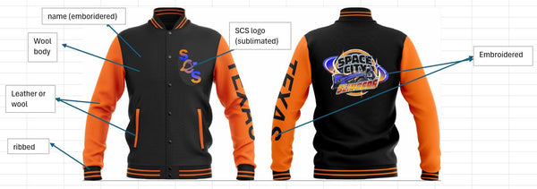 Space City Varsity Jacket