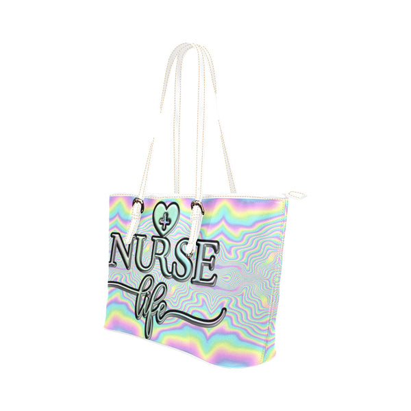 Nurse Life Leather Tote Bag