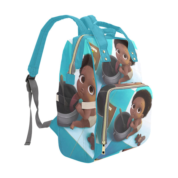 Chocolate Baby Boy Diaper Backpack