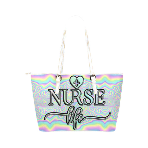 Nurse Life Leather Tote Bag