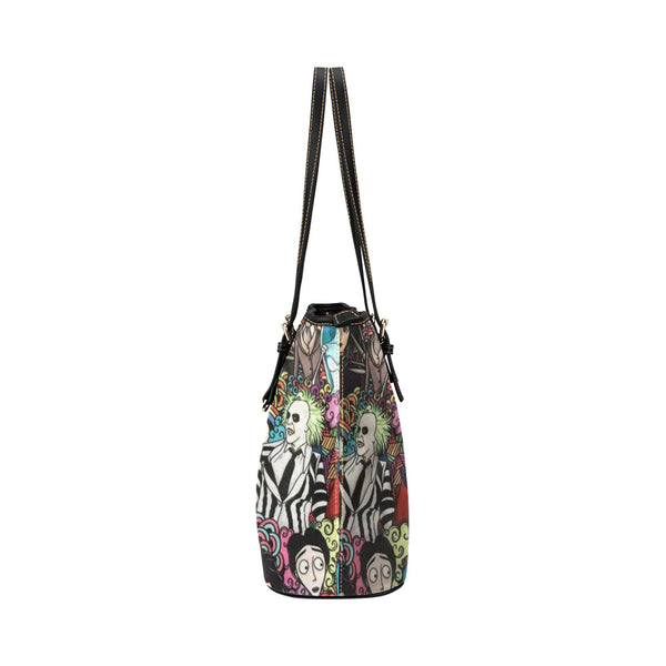 Tim Burton Leather Tote Bag