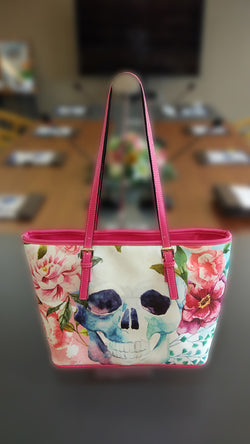 She got mad hustle & A Dope Soul Leather Tote Bag