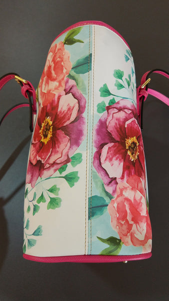 Bubble Lady Leather Tote Bag