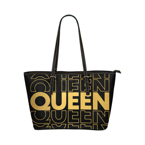 QUEEN Leather Tote Bag
