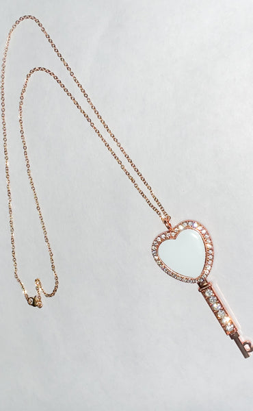 Heart Key Necklace