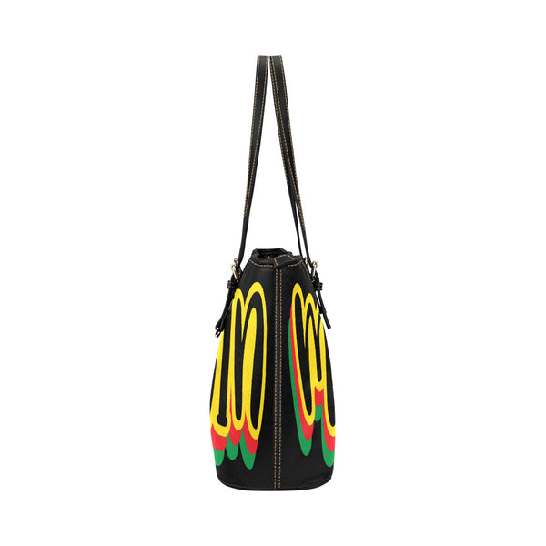 Melanin Leather Tote Bag