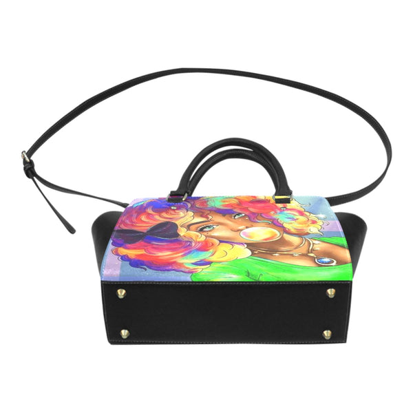 Bubble Gum Girl Purse, Classic Shoulder bag, Colorful Handbag
