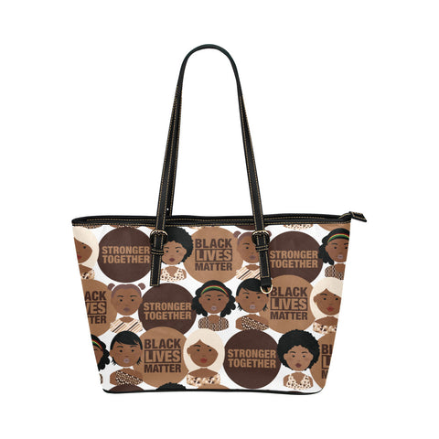 BLM Leather Tote Bag