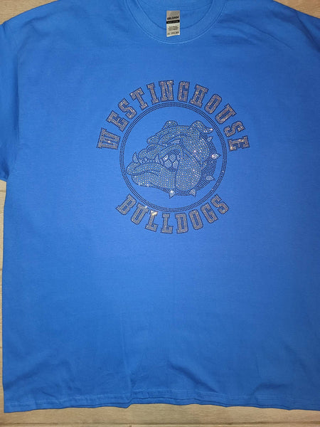 Westinghouse Bulldogs  Rhinestone T-shirt