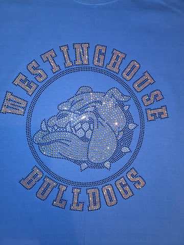 Westinghouse Bulldogs  Rhinestone T-shirt